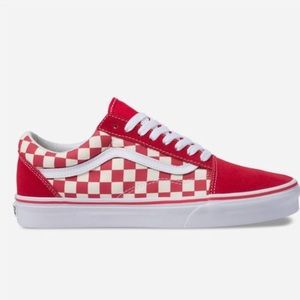 Red Checkered Vans